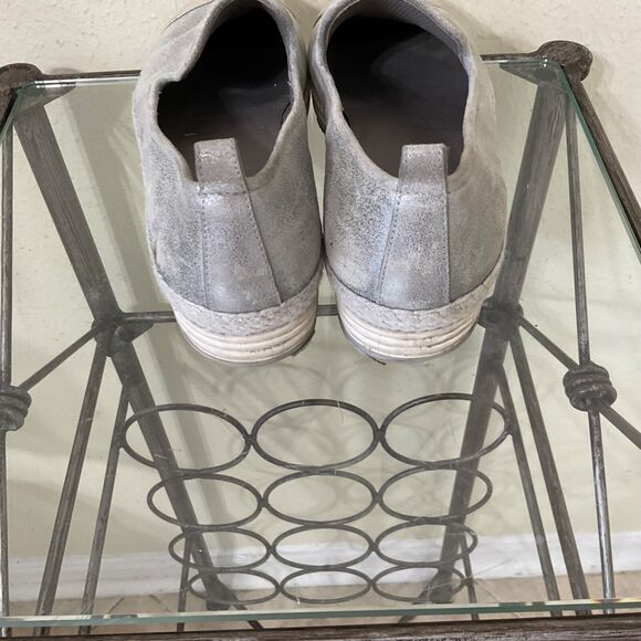 Paul Green Joaquin Espadrille in silver and gold metallic size 7 US/ 4.5 UK - Picture 6 of 11